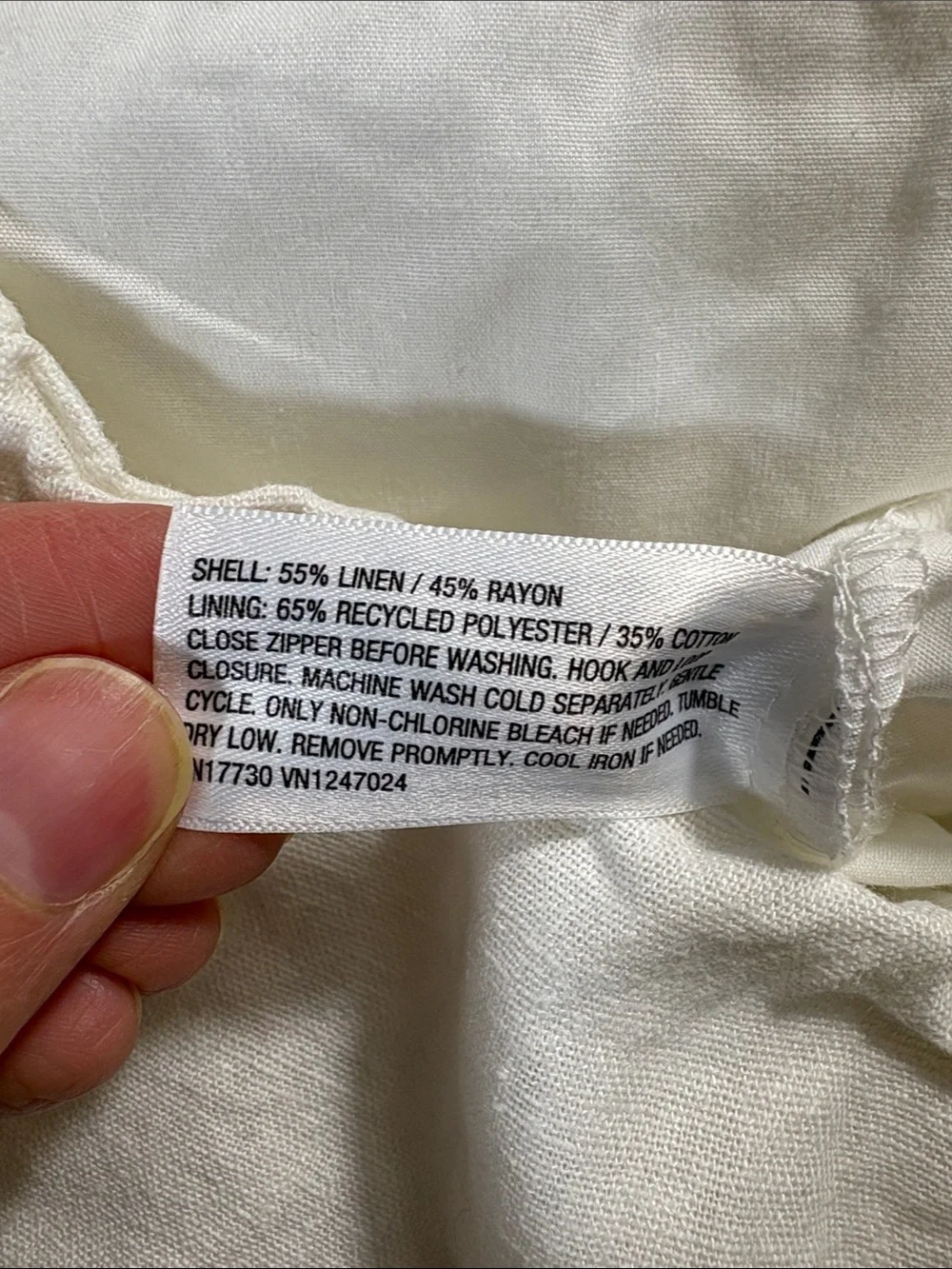 A New Day Linen Blend Wrap Mini Skort White Women's Plus Size 14 NWT